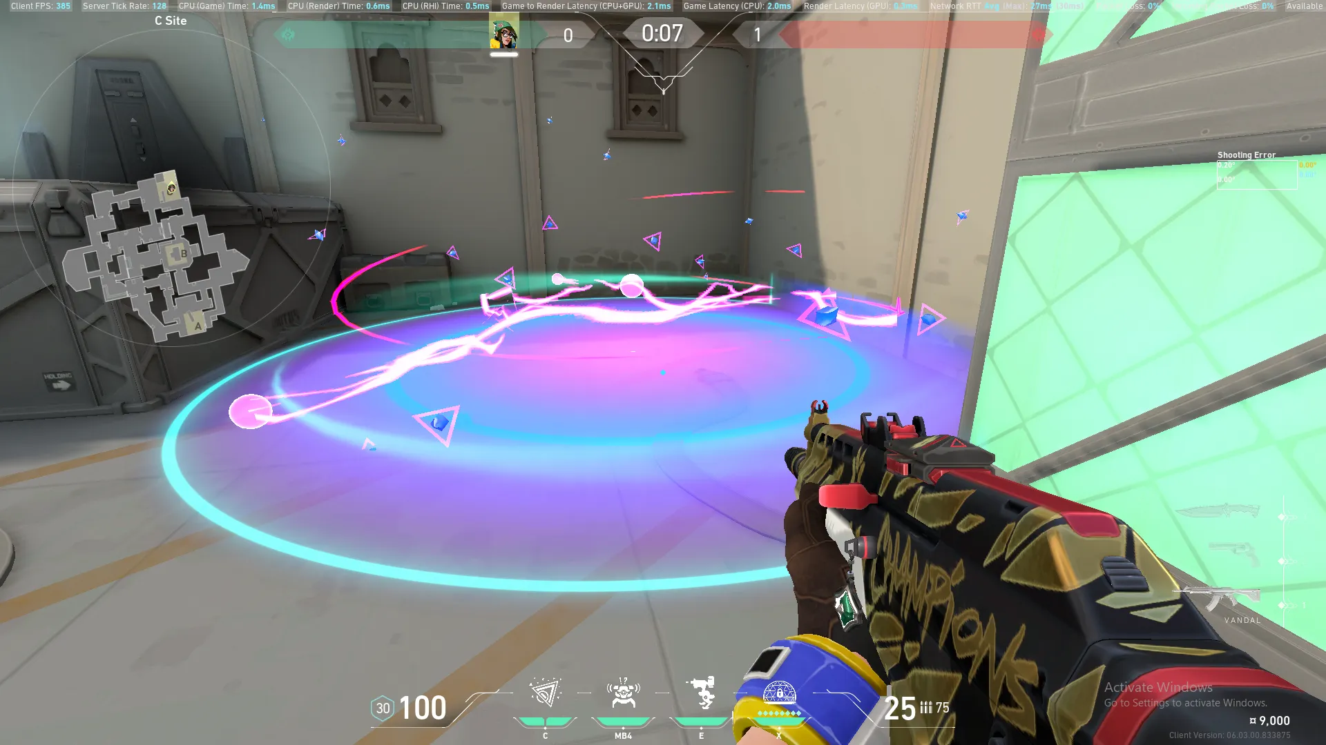 Killjoy Nanoswarm on Haven Defense Site C — step 3 of 3: Result