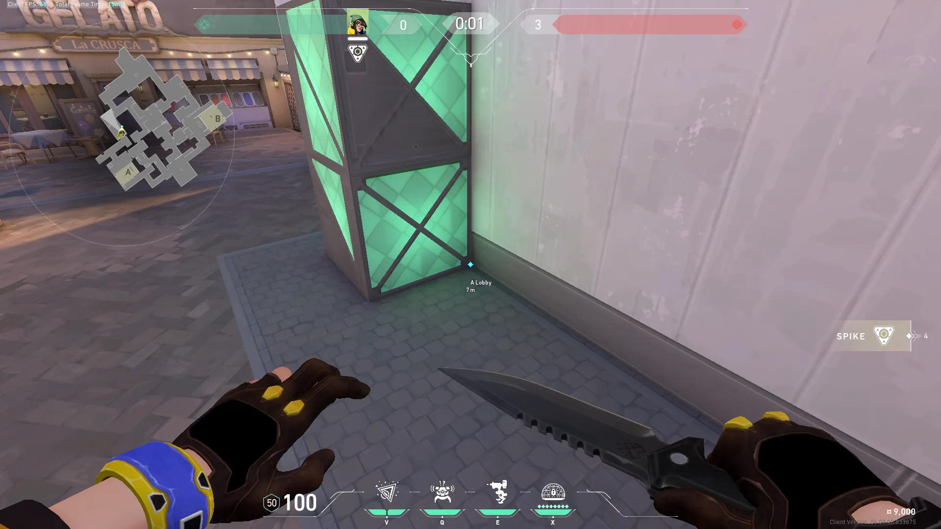 Killjoy Nanoswarm on Ascent Attack Site A — step 1 of 3: Position — where to stand