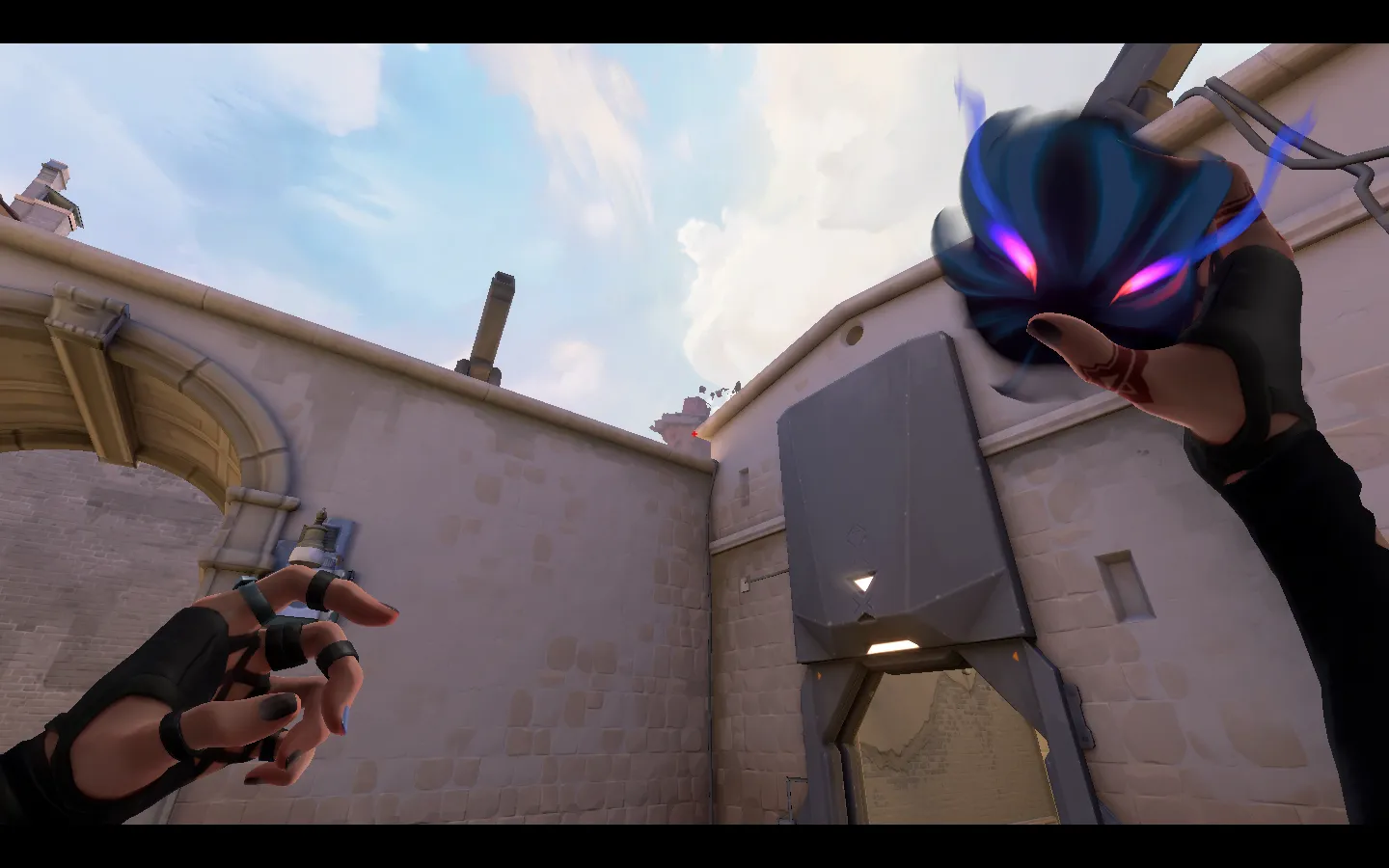 Fade Haunt on Ascent Defense Site A — step 2 of 3: Aim — line up the shot