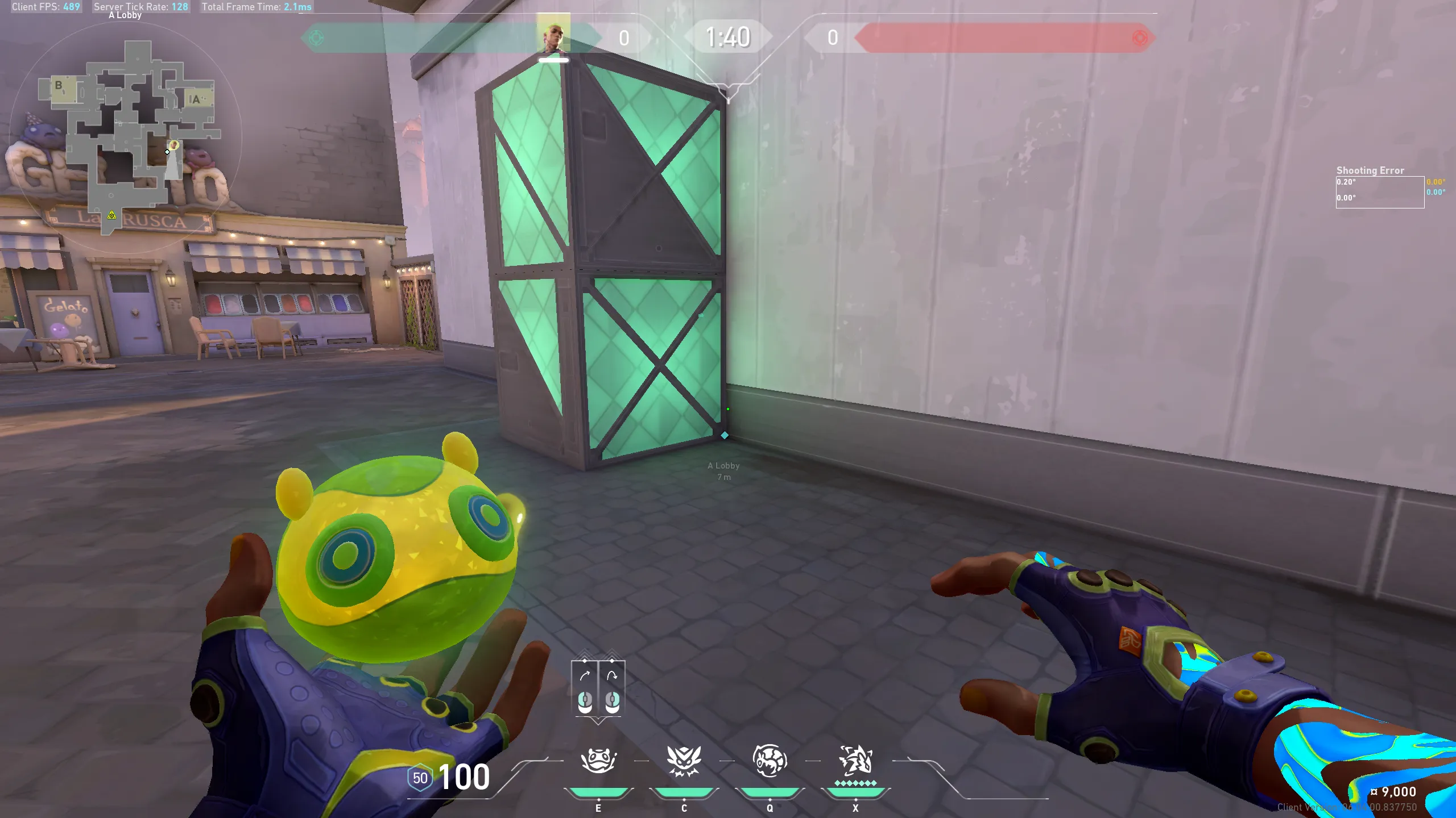Gekko Mosh Pit on Ascent Defense Site A — step 1 of 3: Position — where to stand