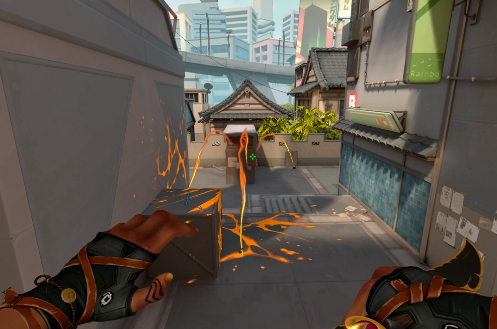 Raze Paint Shells on Split Defense Site B — step 2 of 2: Result