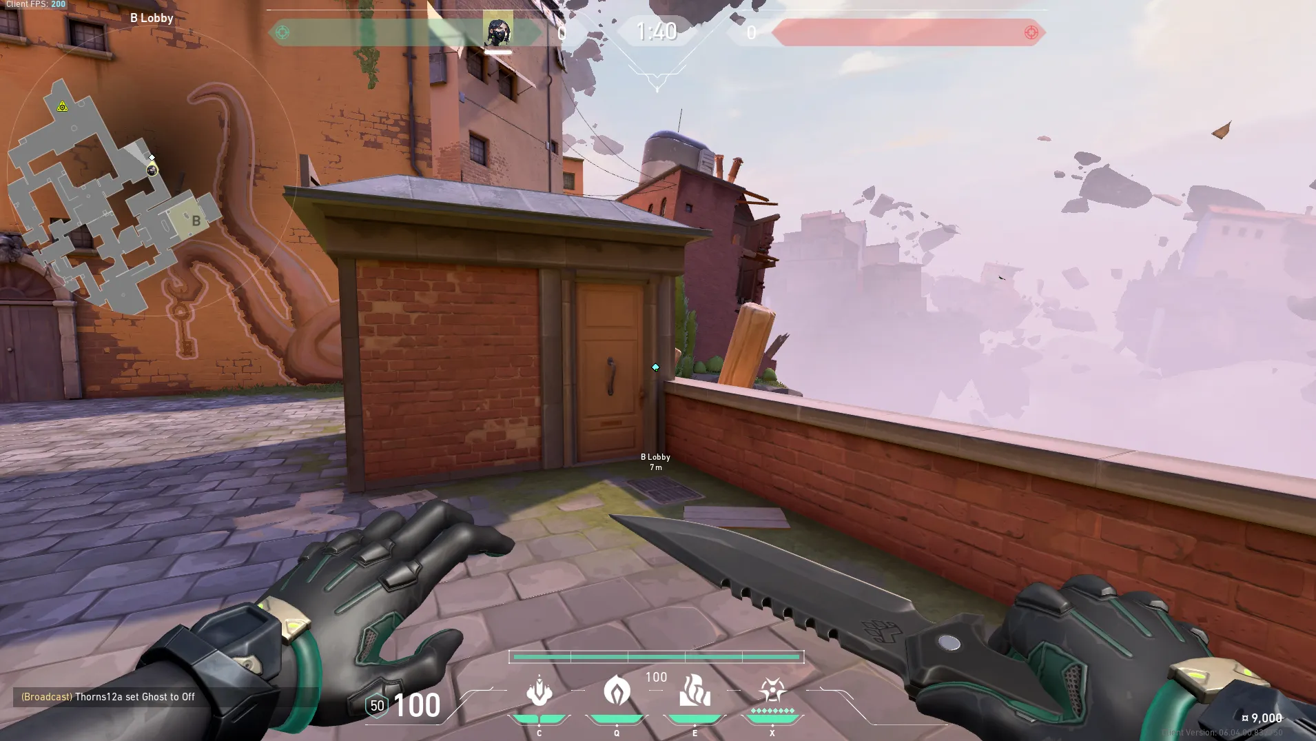B Lobby to Default Post Plant — Viper lineup on Ascent