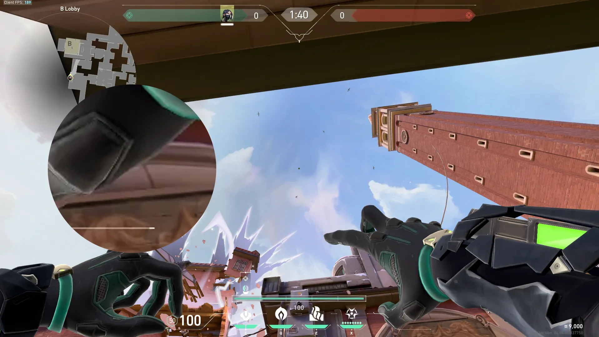 Viper Snake Bite on Ascent Attack Site B — step 2 of 3: Aim — line up the shot