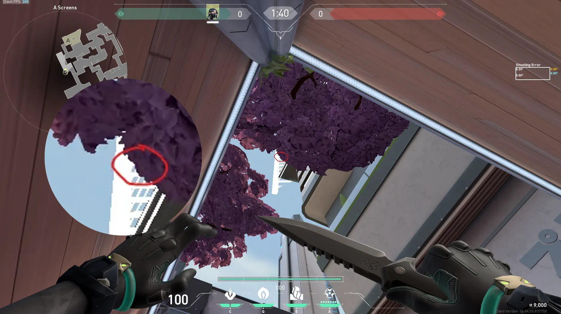 Viper Snake Bite on Split Defense Site A — step 3 of 4: Aim — line up the shot