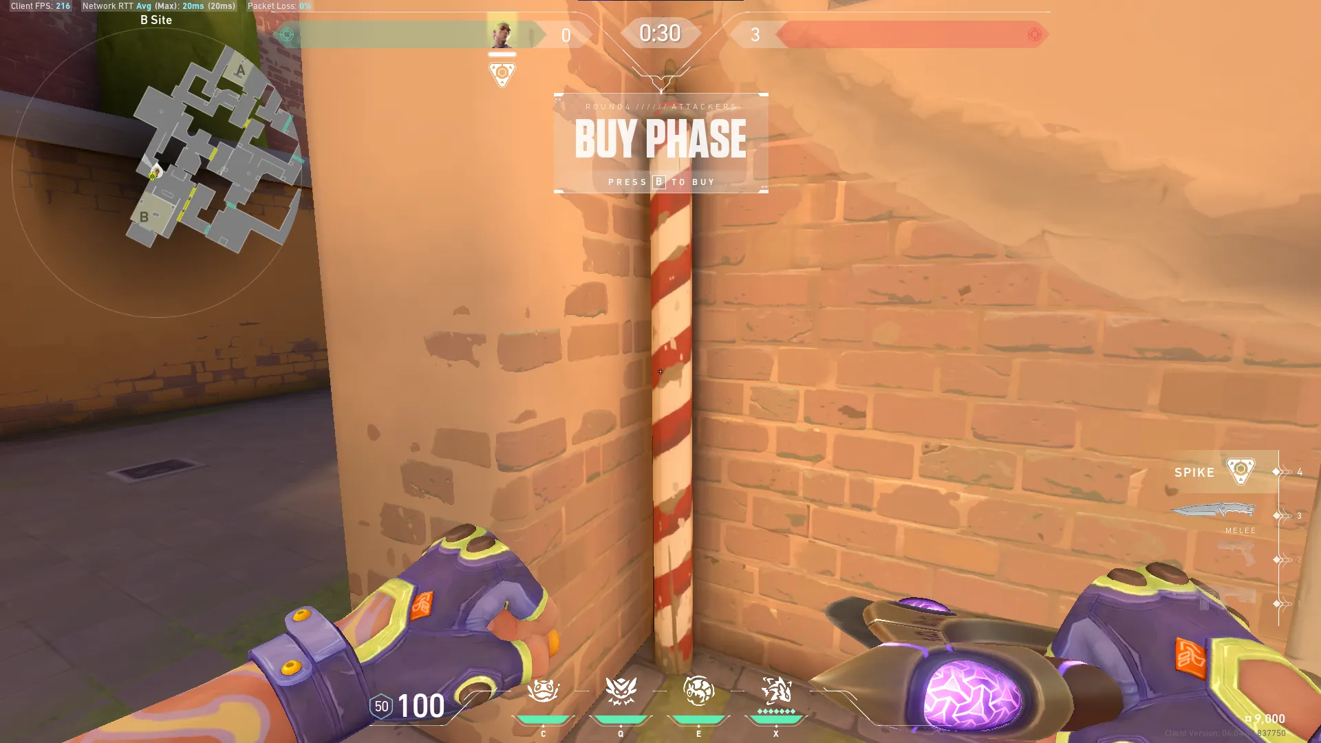 KAY/O Frag_Ment on Ascent Defense Site B — step 1 of 4: Position — where to stand