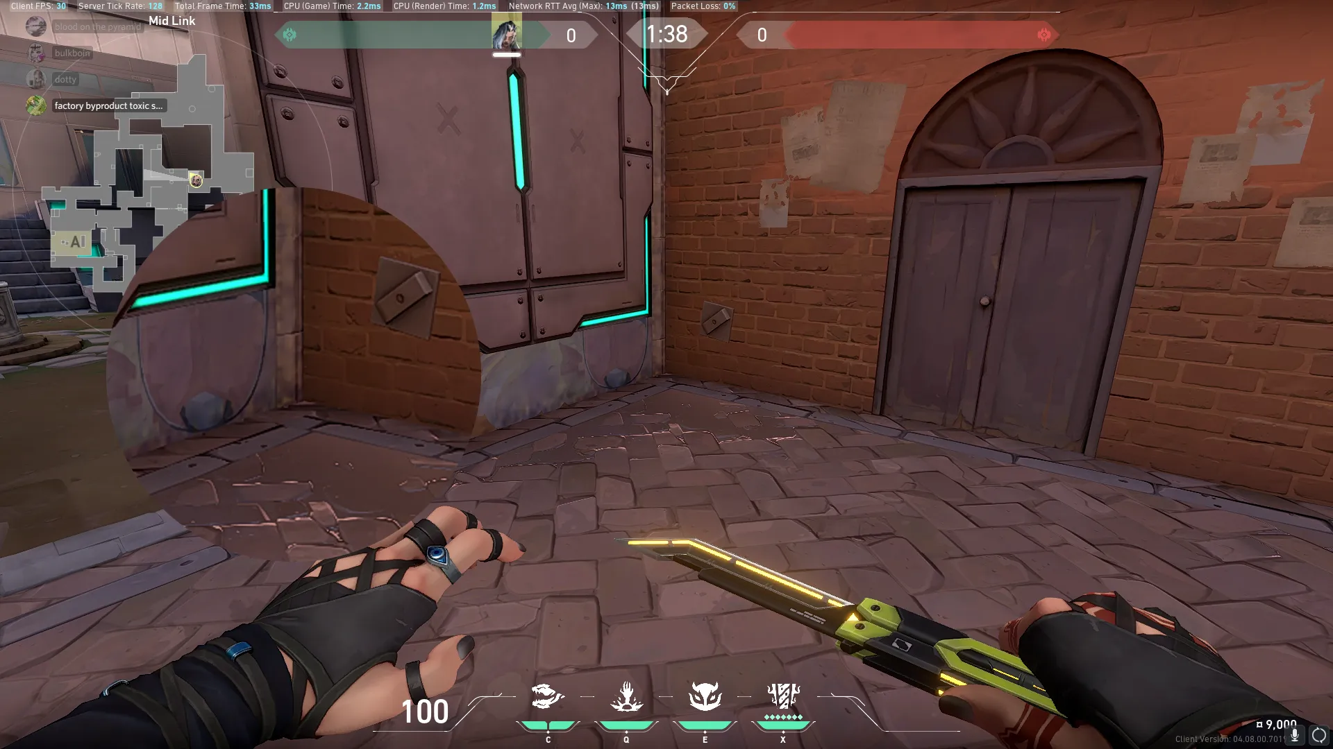 Fade Haunt on Ascent Attack Site B — step 1 of 3: Position — where to stand