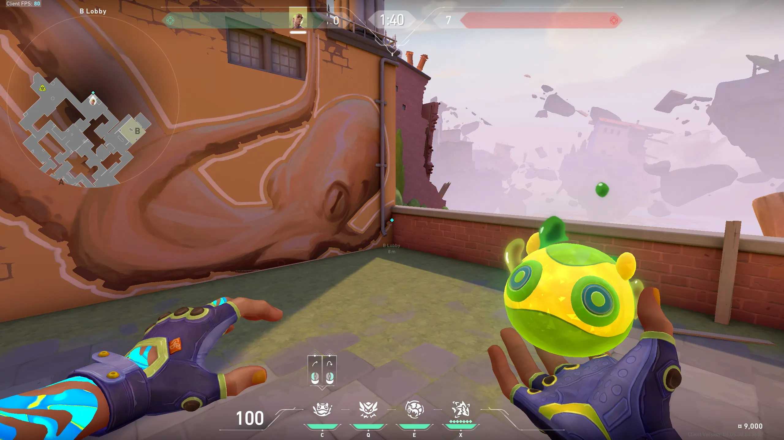 Gekko Mosh Pit on Ascent Attack Site B — step 1 of 3: Position — where to stand