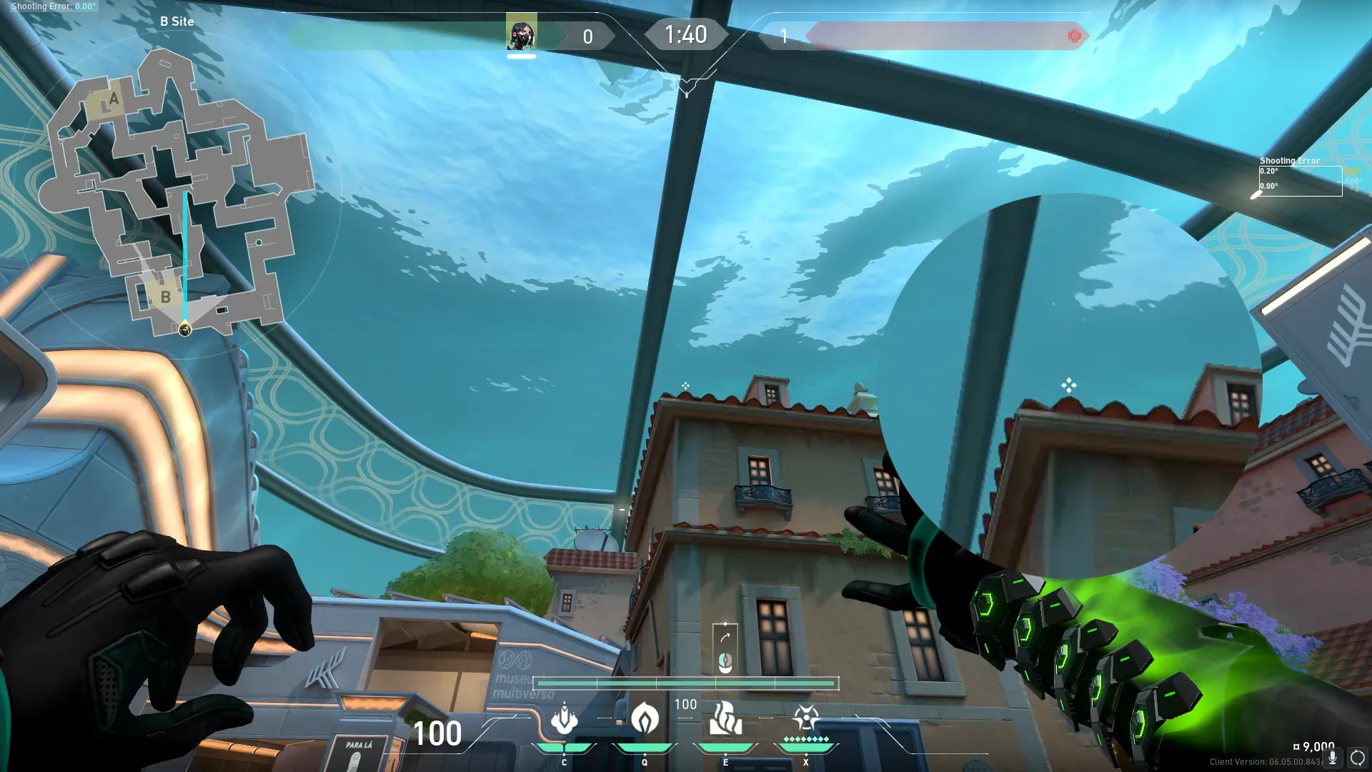 Viper Poison Cloud on Pearl Attack Site A — step 2 of 5: Aim — line up the shot