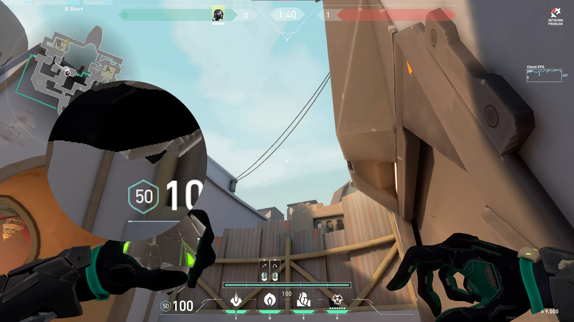 Viper Poison Cloud on Bind Attack Site B — step 2 of 3: Aim — line up the shot