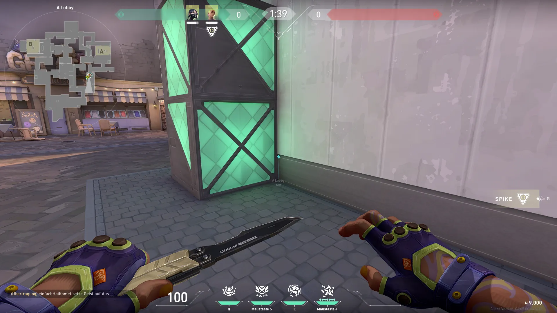 Gekko Mosh Pit on Ascent Attack Site A — step 1 of 3: Position — where to stand