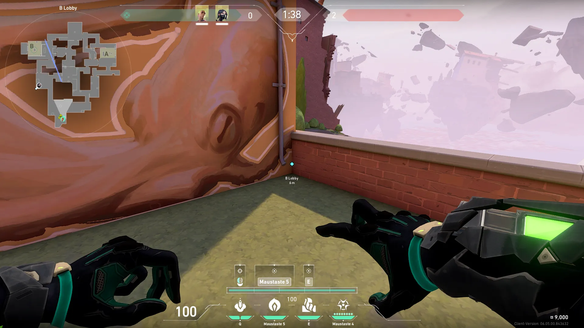Viper Snake Bite on Ascent Attack Site B — step 1 of 3: Position — where to stand
