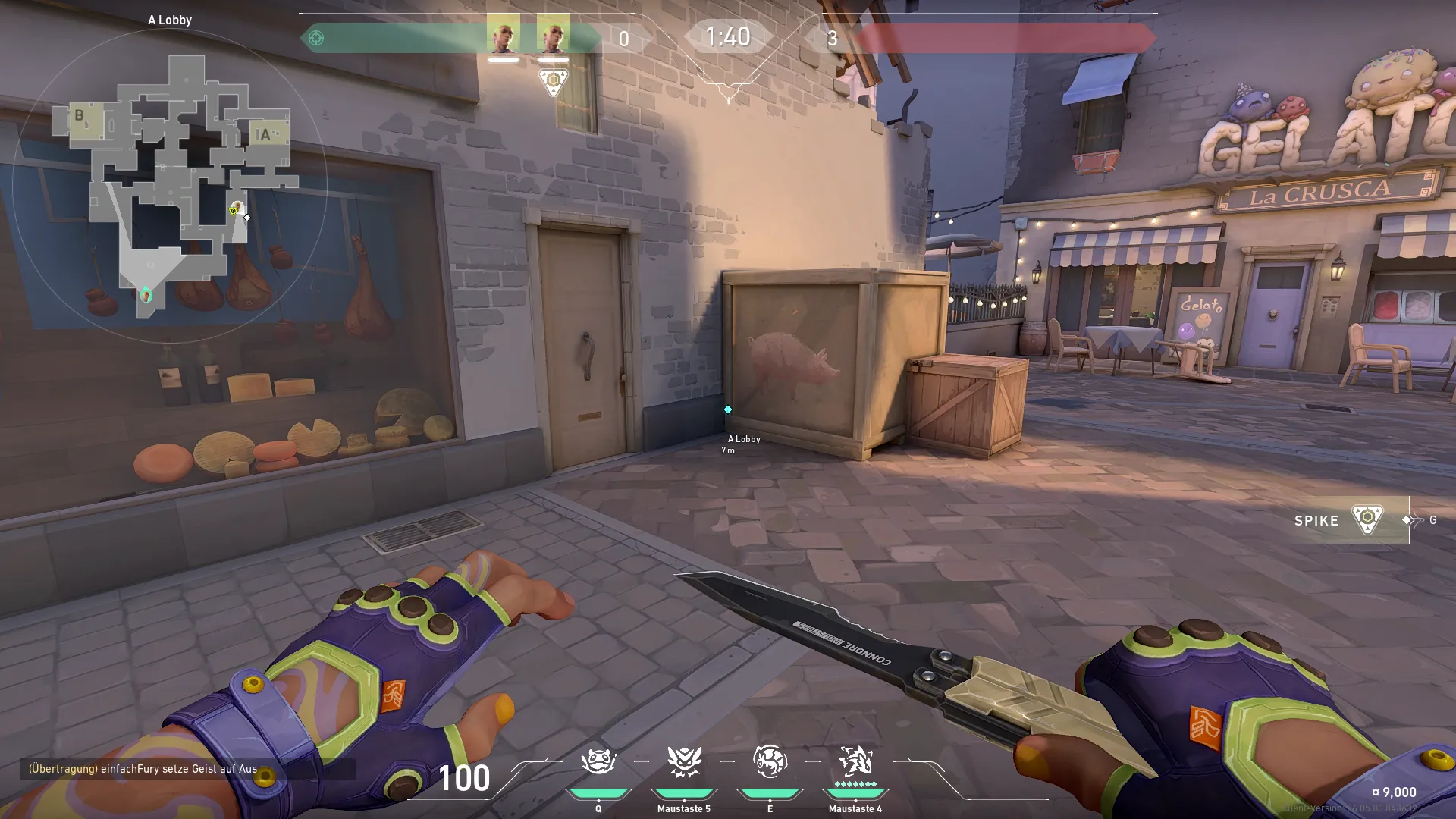 Gekko Mosh Pit on Ascent Attack Site A — step 1 of 3: Position — where to stand