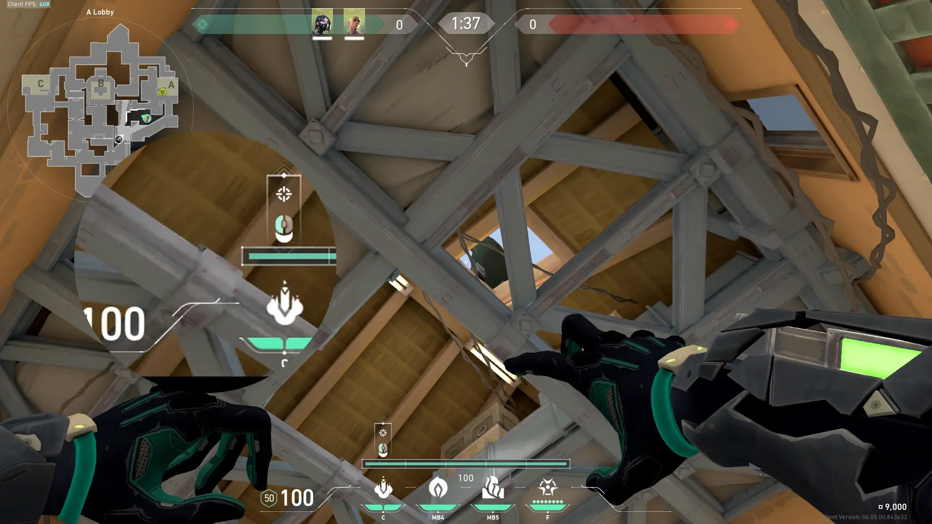 Viper Snake Bite on Haven Attack Site A — step 2 of 3: Aim — line up the shot