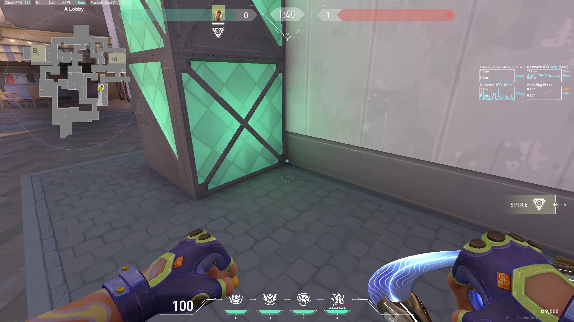 Gekko Mosh Pit on Ascent Attack Site A — step 1 of 3: Position — where to stand