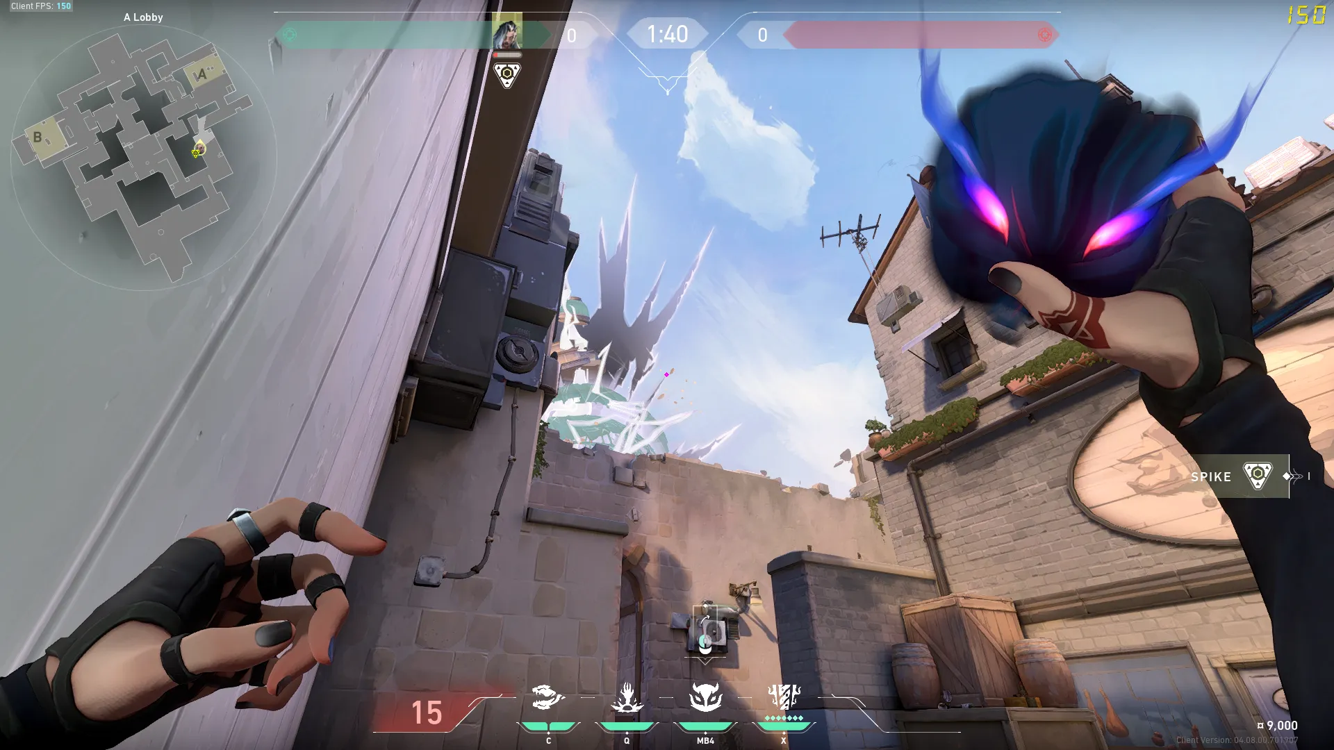 Fade Haunt on Ascent Attack Site A — step 2 of 3: Aim — line up the shot
