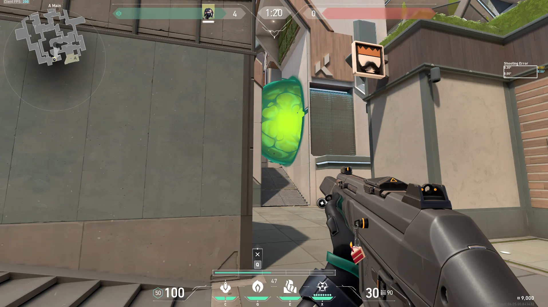 Viper Poison Cloud on Split Attack Site A — step 4 of 4: Result