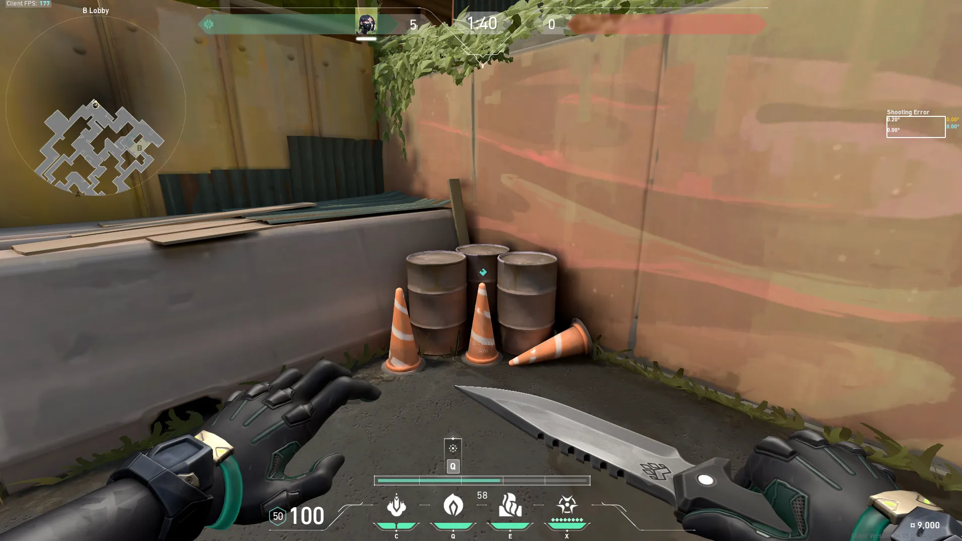 Viper Poison Cloud on Split Attack Site B — step 1 of 4: Position — where to stand