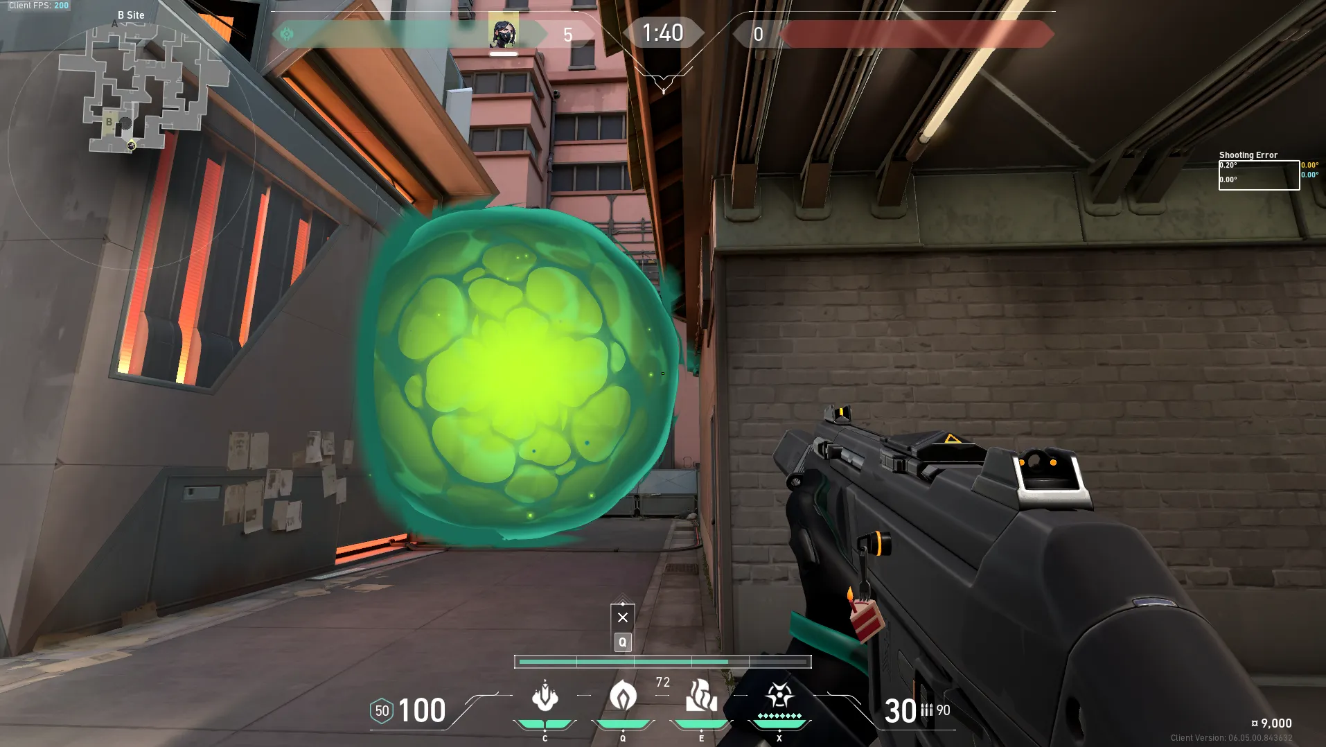Viper Poison Cloud on Split Attack Site B — step 4 of 4: Result
