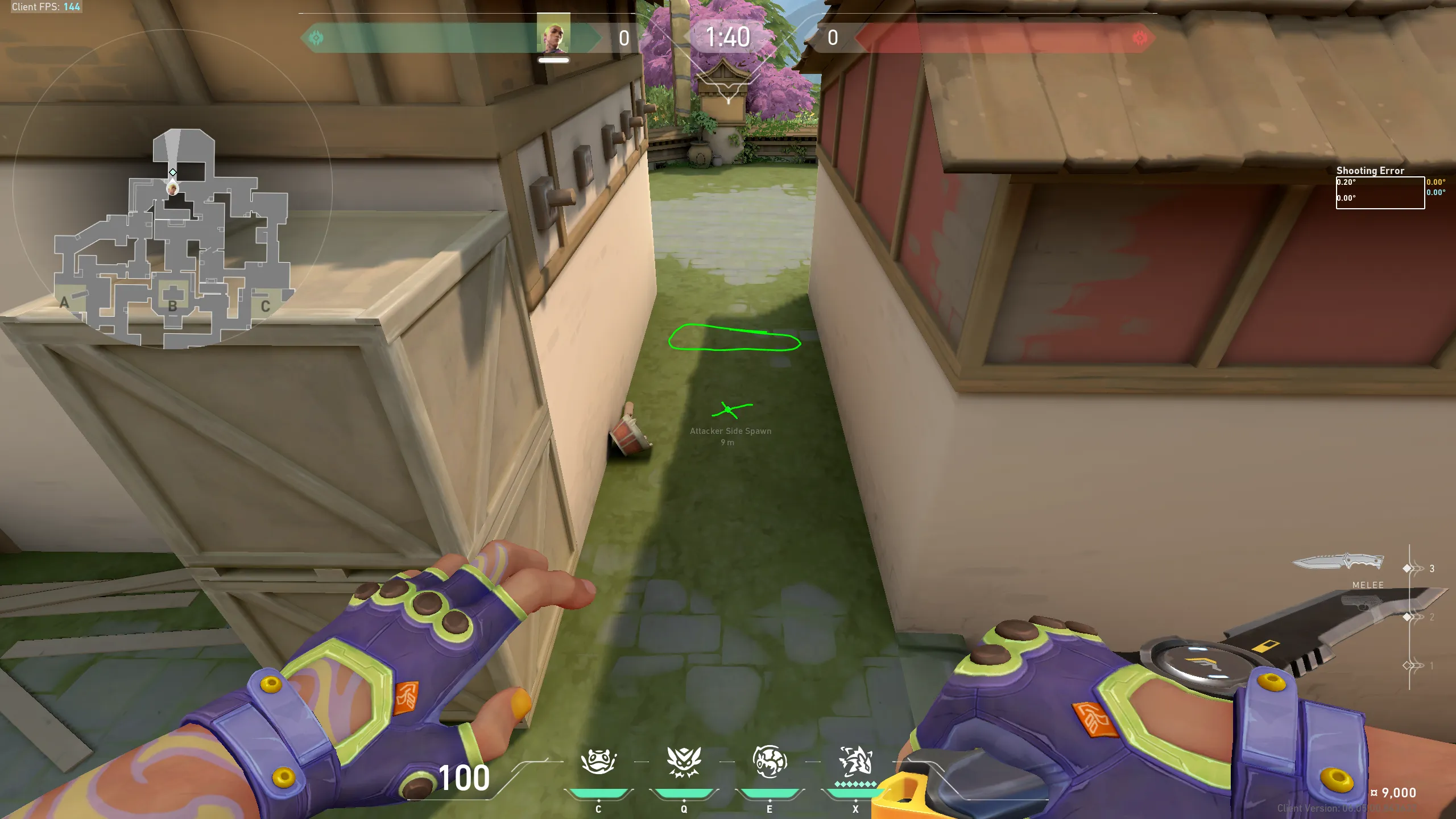 Attacking Spawn to Default (2) — Gekko lineup on Haven