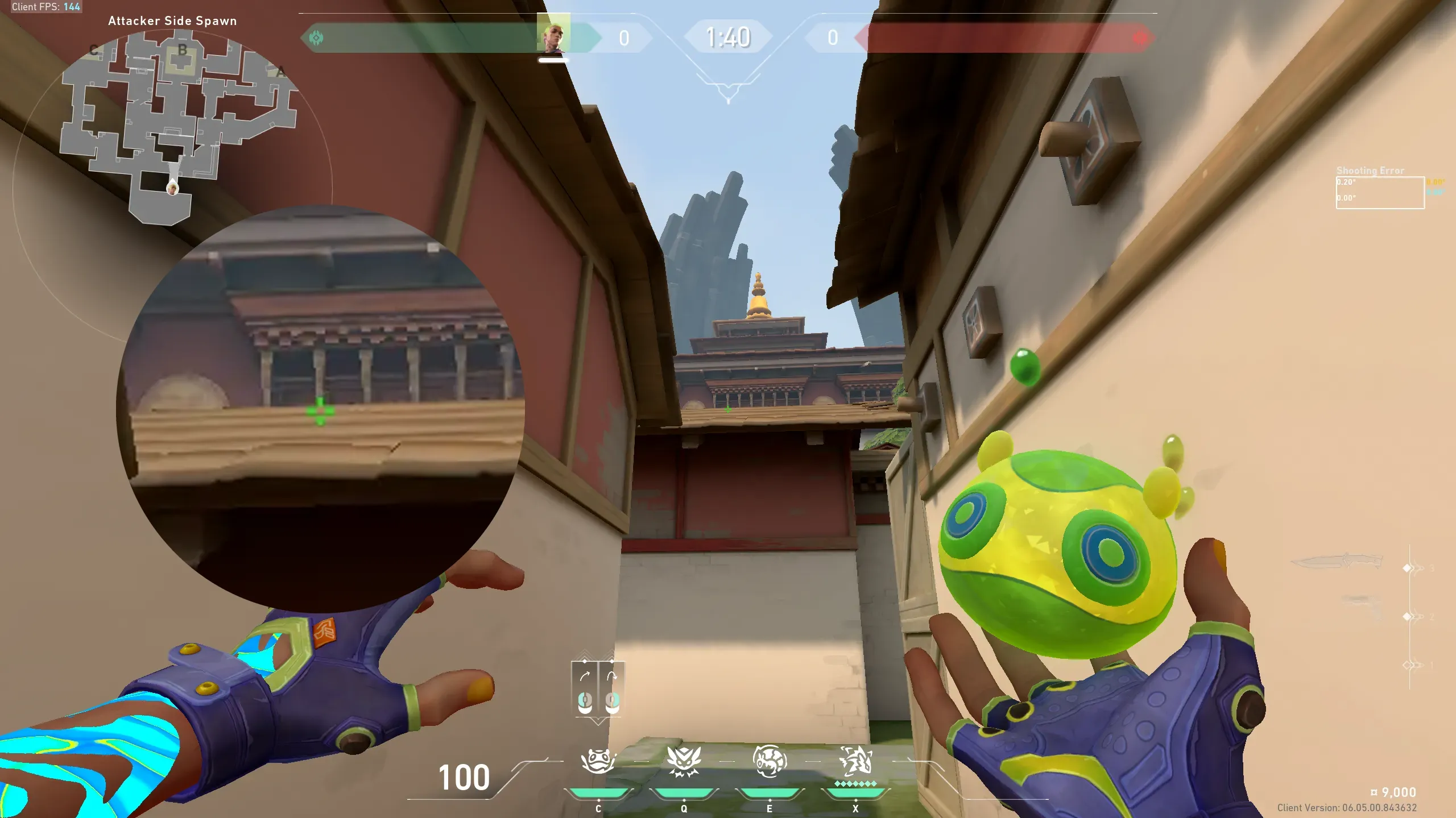 Gekko Mosh Pit on Haven Attack Site B — step 2 of 3: Aim — line up the shot