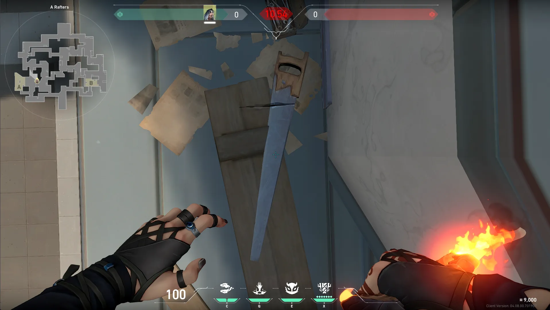 Fade Haunt on Split Defense Site A — step 1 of 3: Position — where to stand