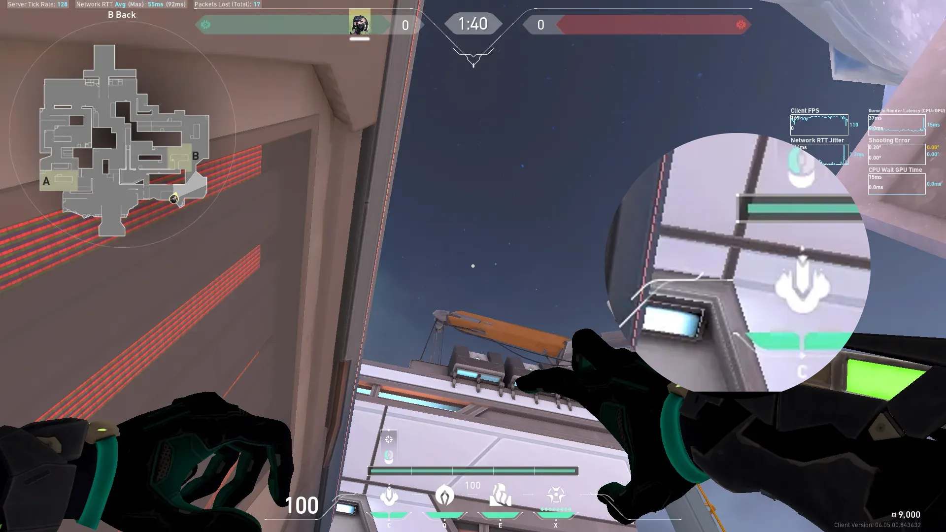 Viper Snake Bite on Icebox Defense Site B — step 2 of 3: Aim — line up the shot
