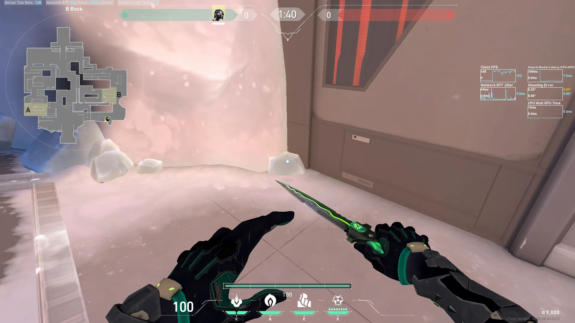 Viper Snake Bite on Icebox Defense Site B — step 1 of 3: Position — where to stand