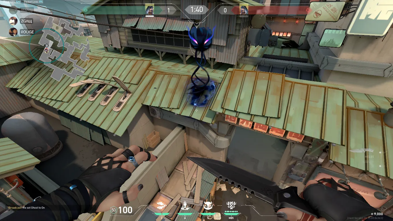 Fade Haunt on Split Defense Site B — step 3 of 3: Result