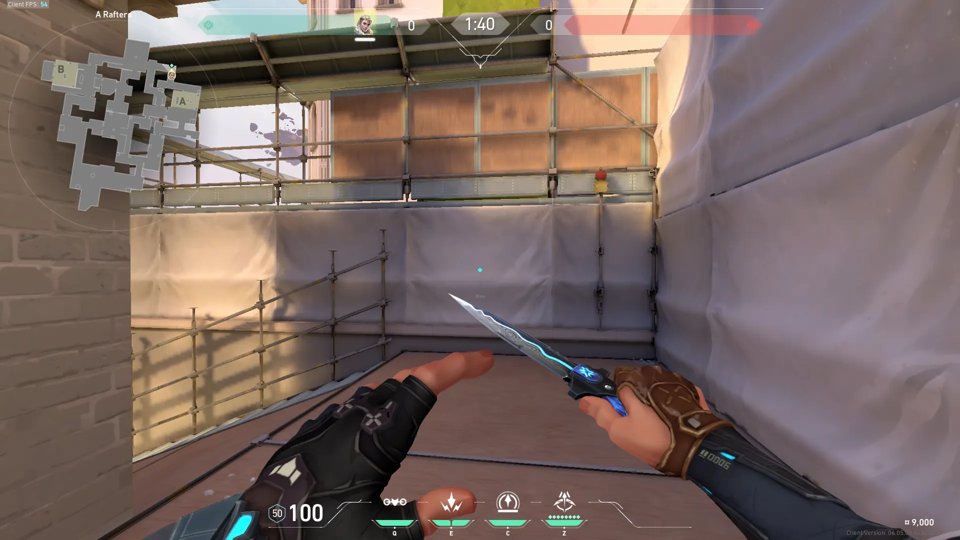 Sova Shock Bolt on Ascent Defense Site A — step 1 of 4: Position — where to stand