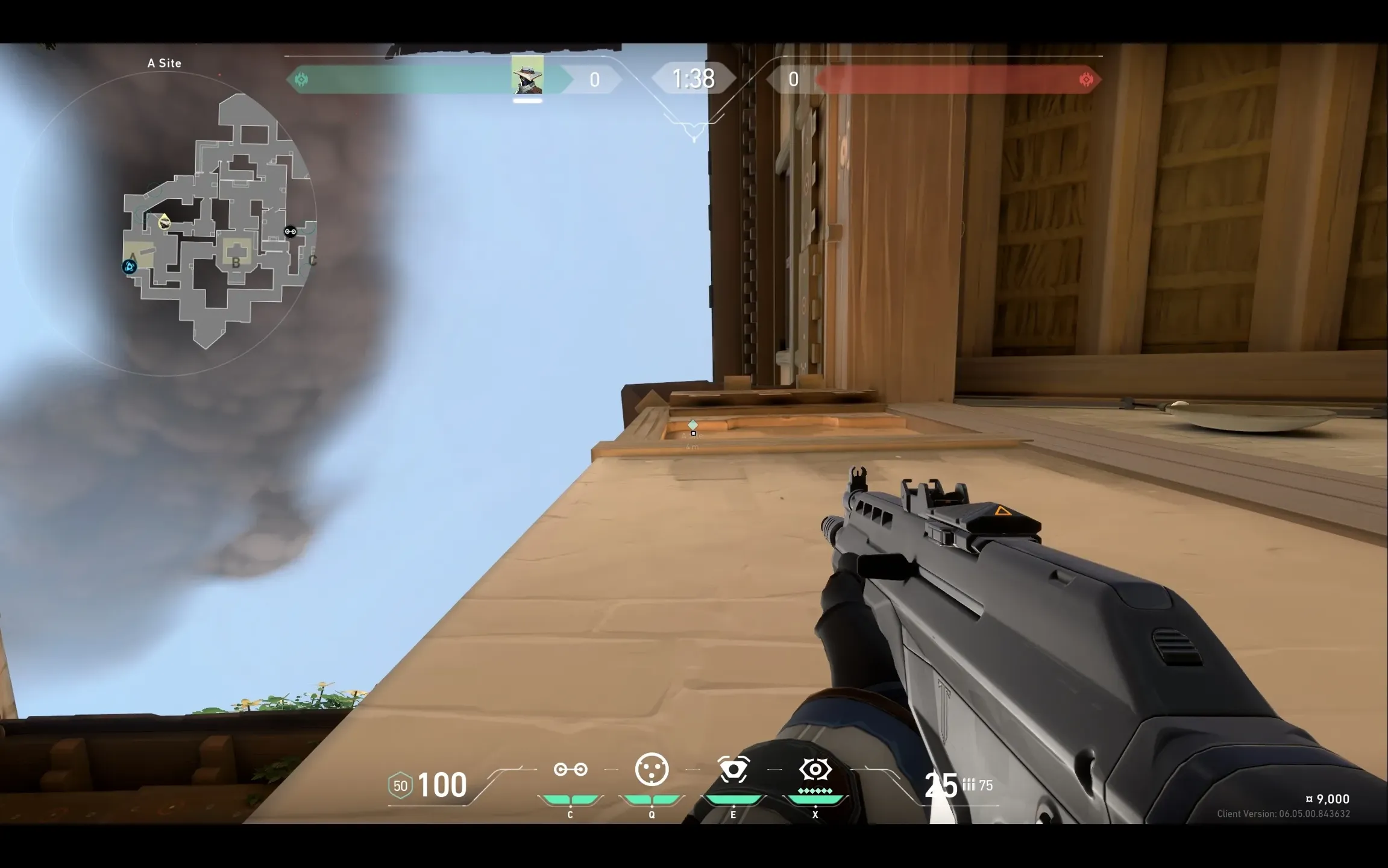 Cypher Cyber Cage on Haven Defense Site A — step 2 of 4: Aim — line up the shot
