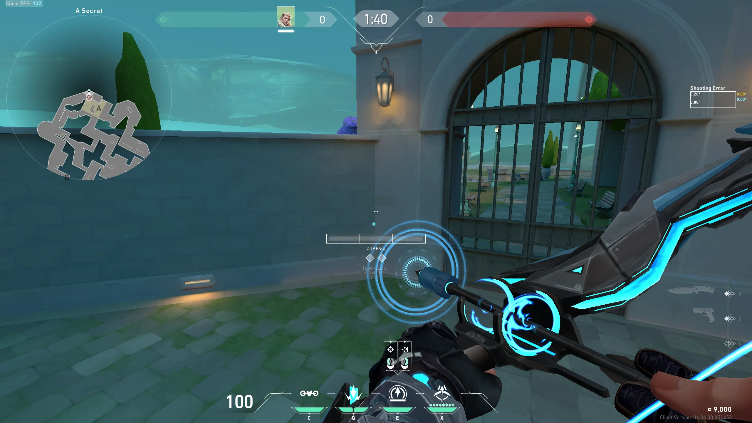 Sova Recon Bolt on Pearl Defense Site A — step 1 of 3: Position — where to stand