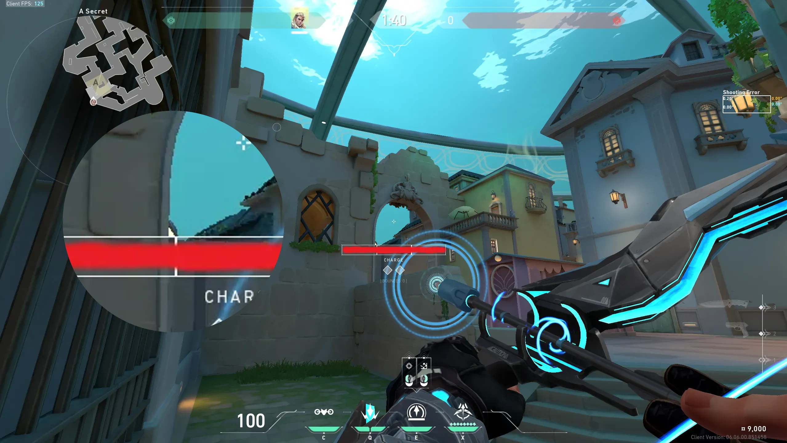 Sova Recon Bolt on Pearl Defense Site A — step 2 of 3: Aim — line up the shot