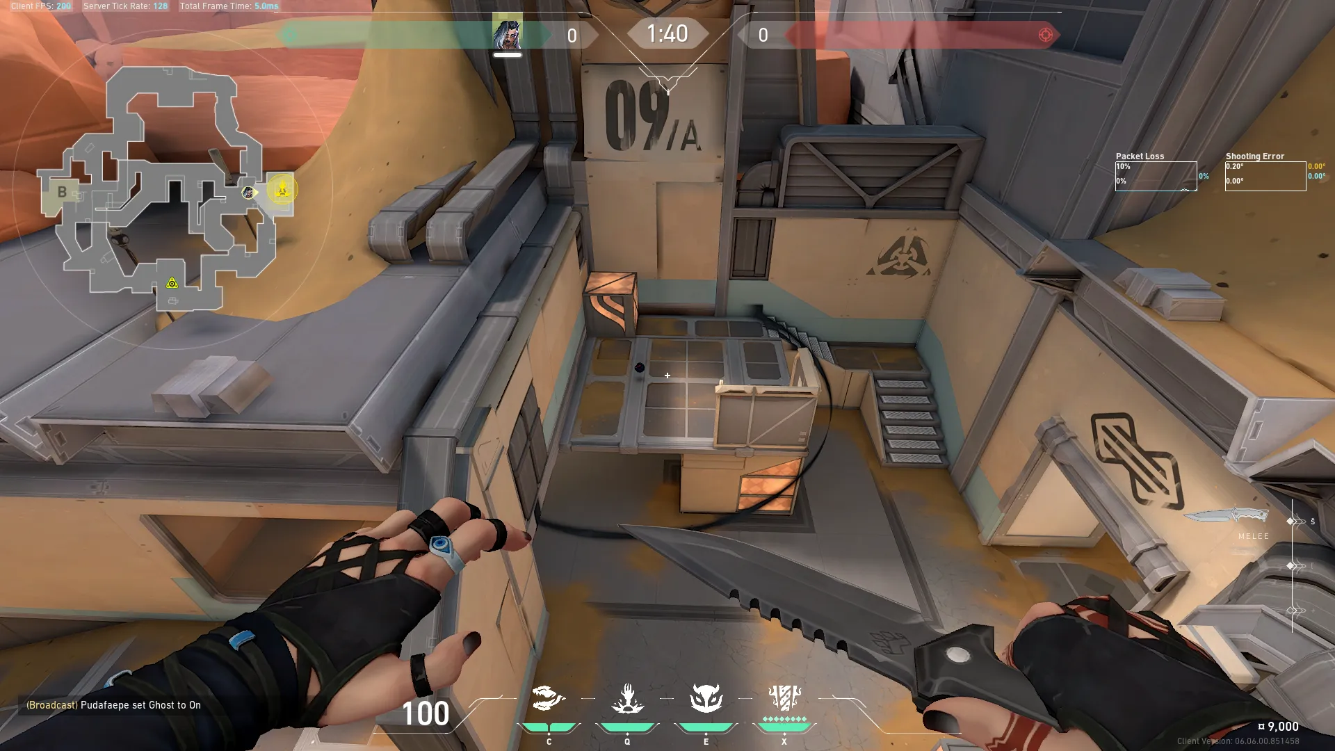 Fade Seize on Fracture Defense Site A — step 3 of 3: Result