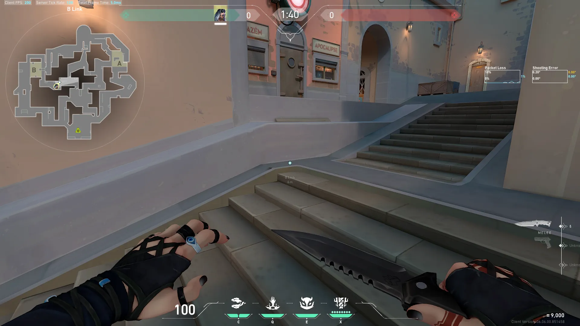 Fade Haunt on Pearl Defense Site B — step 1 of 4: Position — where to stand