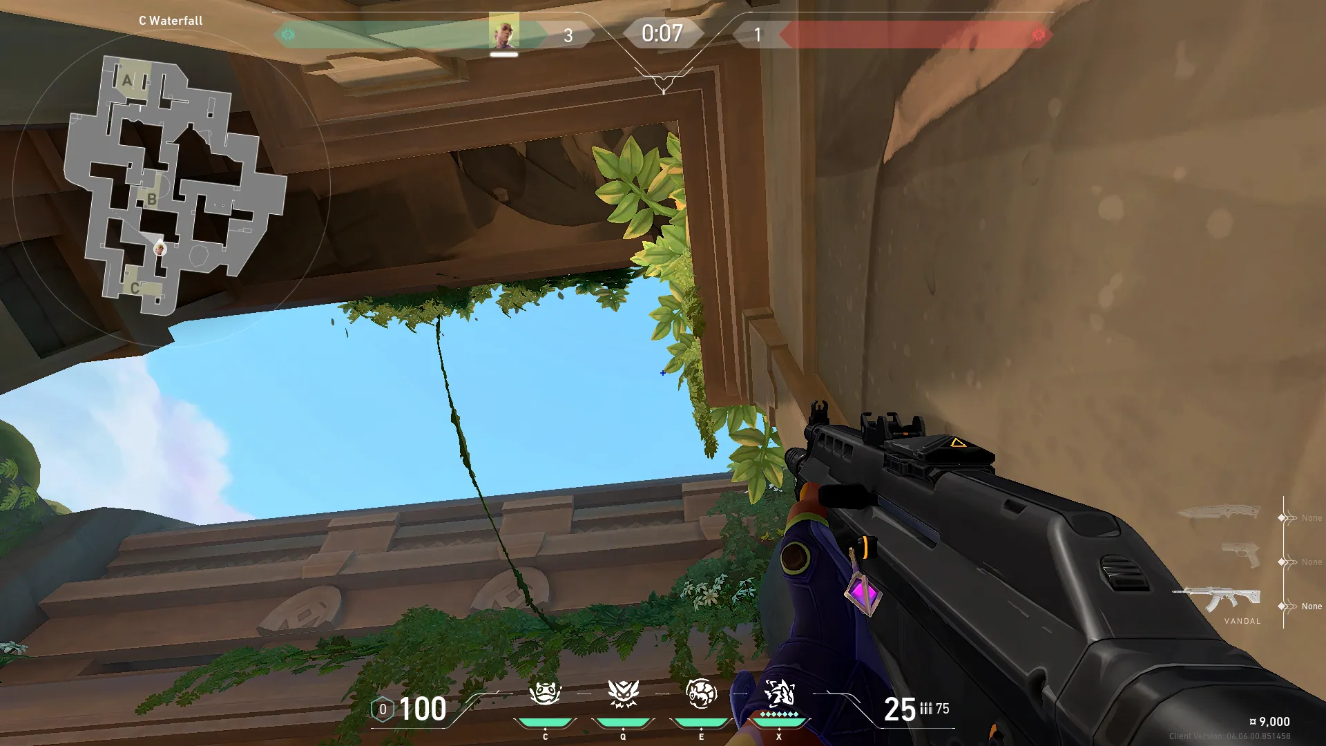Gekko Mosh Pit on Lotus Defense Site B — step 2 of 3: Aim — line up the shot