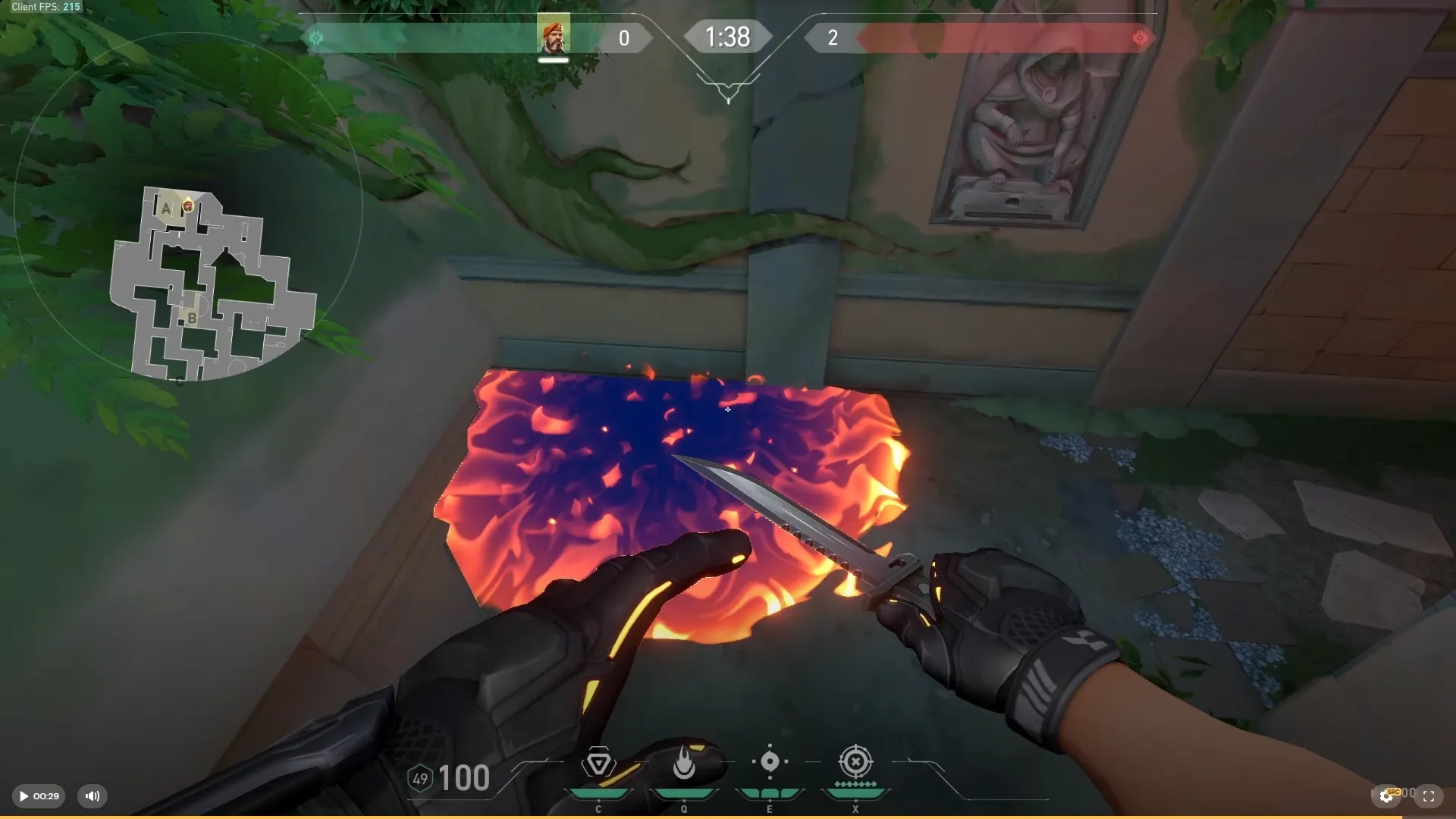 Brimstone Incendiary on Lotus Attack Site A — step 3 of 3: Result