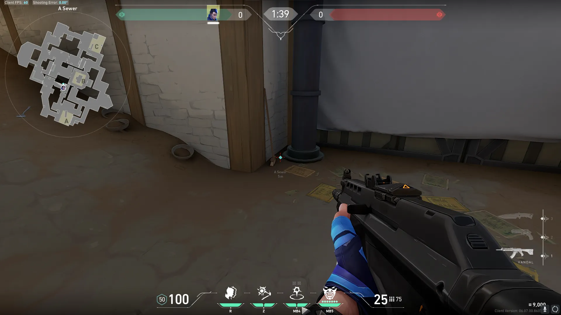 Yoru Gatecrash on Haven Attack Site A — step 1 of 3: Position — where to stand