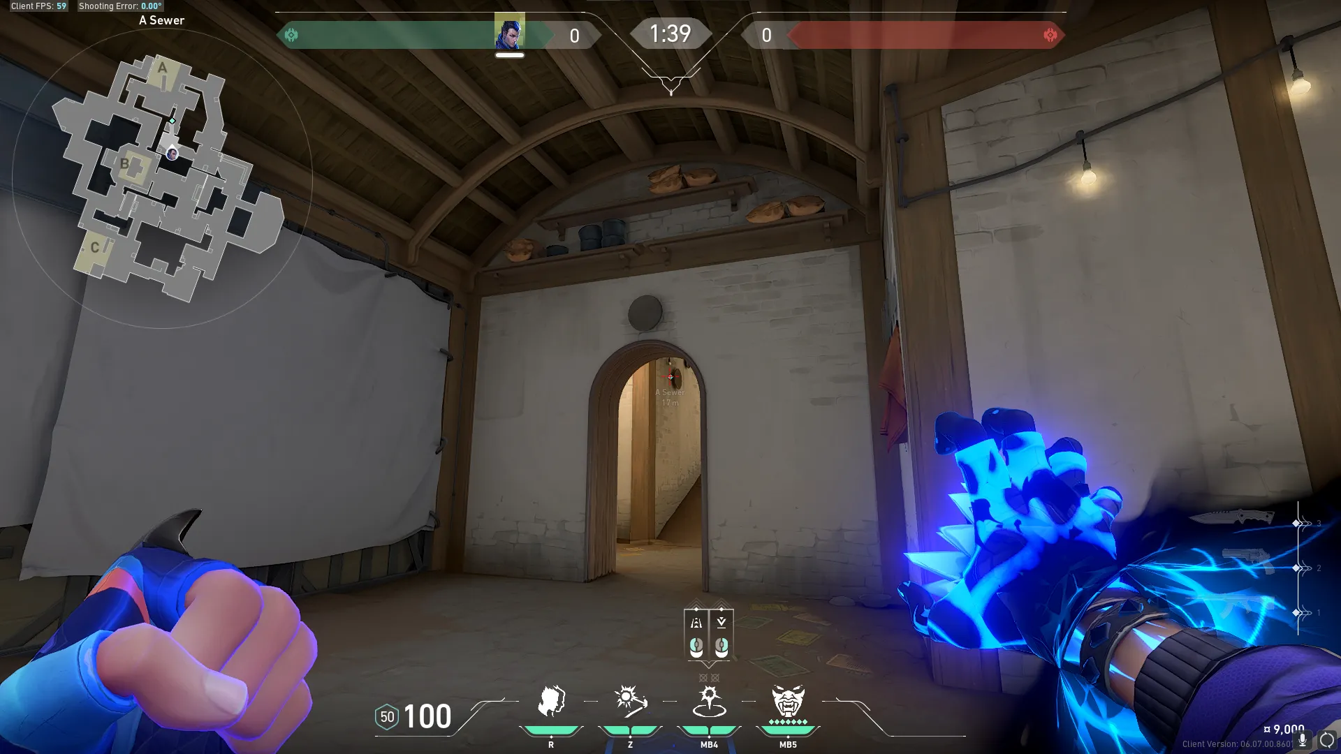 Yoru Gatecrash on Haven Attack Site A — step 2 of 3: Aim — line up the shot
