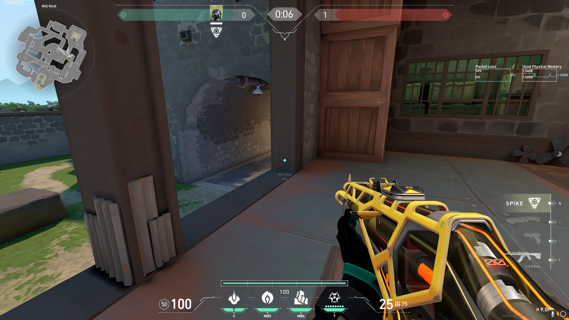 Viper Snake Bite on Breeze Defense Site A — step 1 of 3: Position — where to stand