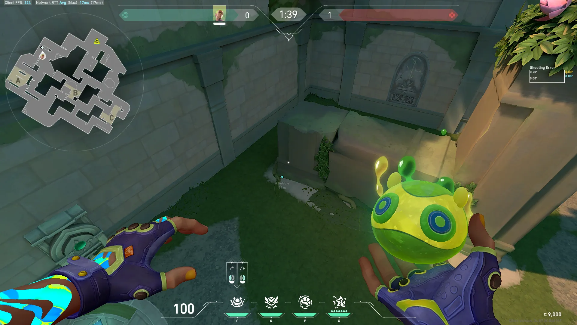 Anti Defuse Left Side of box Site A — Gekko lineup on Lotus