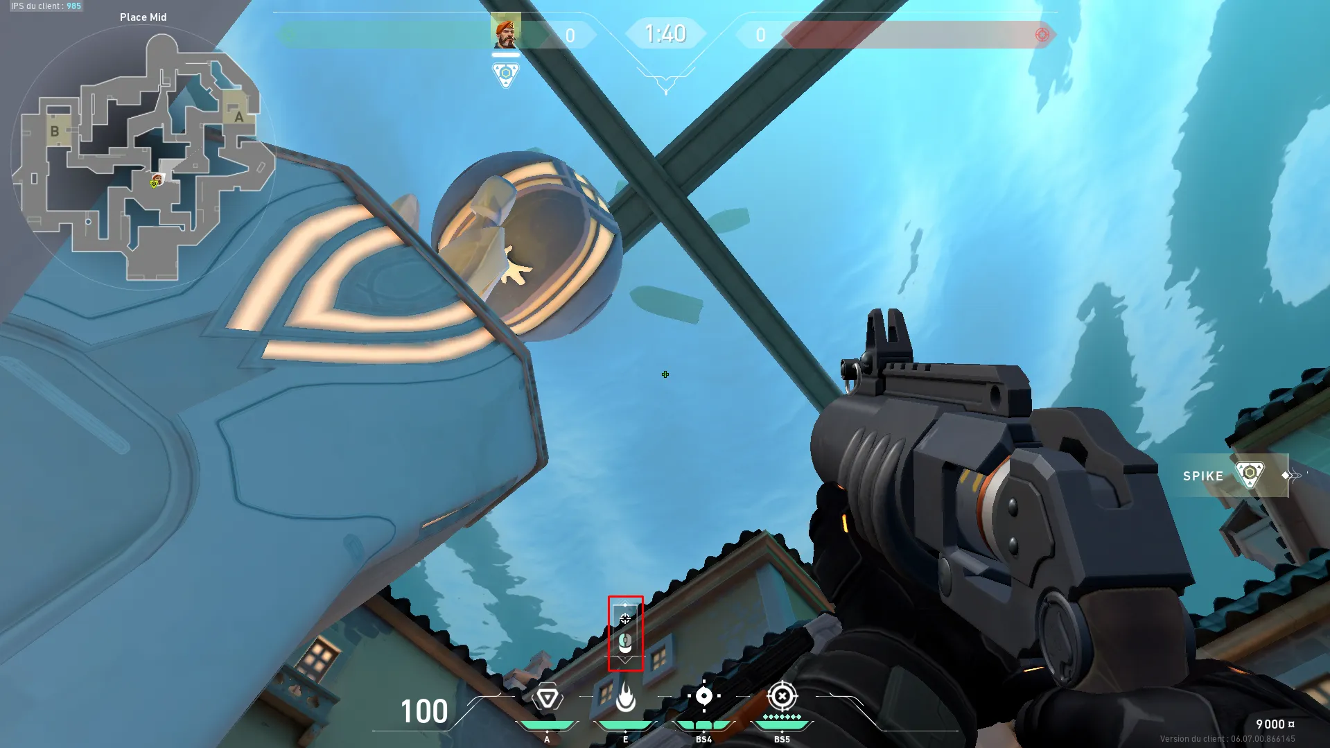Brimstone Incendiary on Pearl Attack Site A — step 2 of 3: Aim — line up the shot