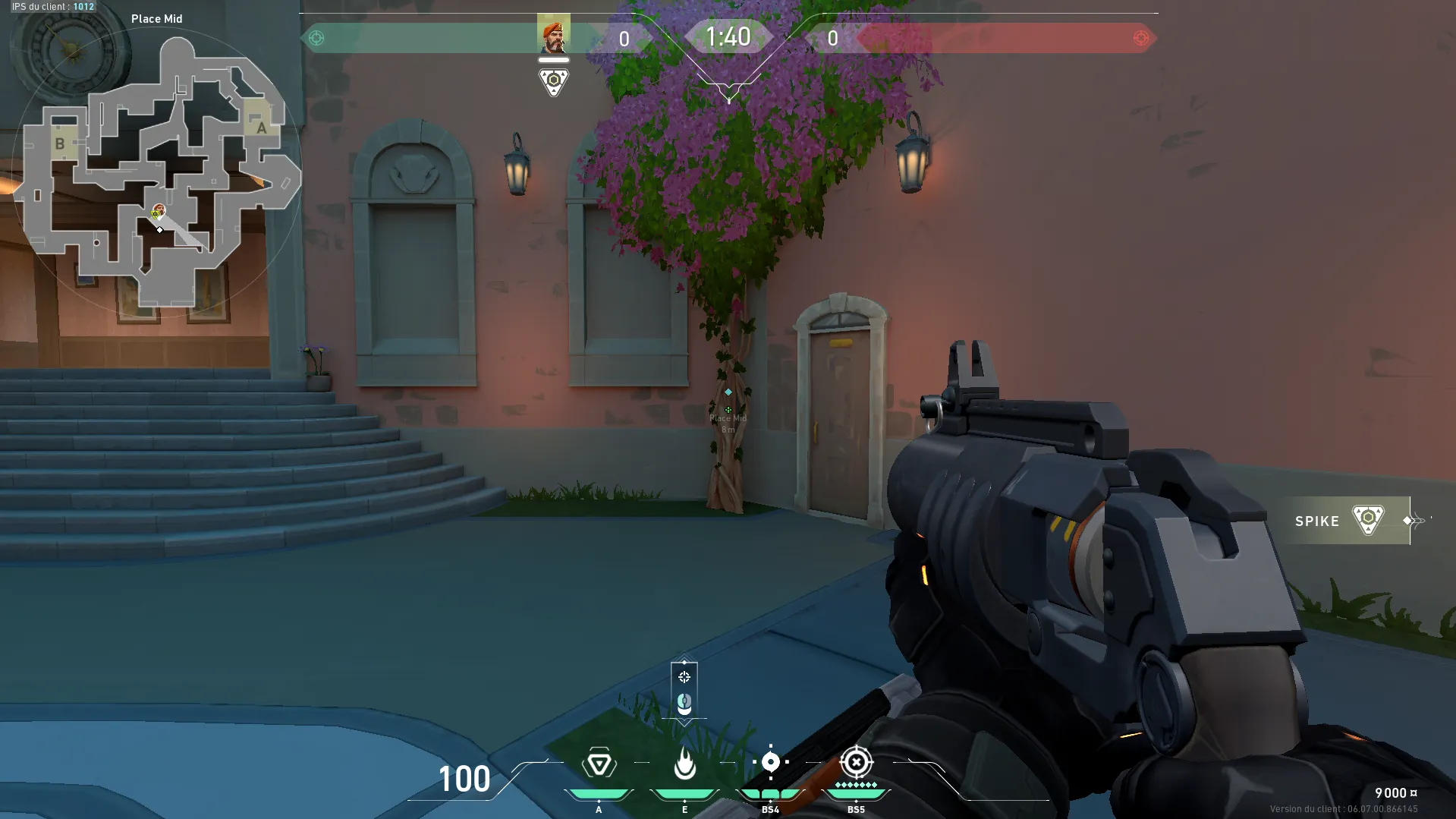Brimstone Incendiary on Pearl Attack Site B — step 1 of 3: Position — where to stand