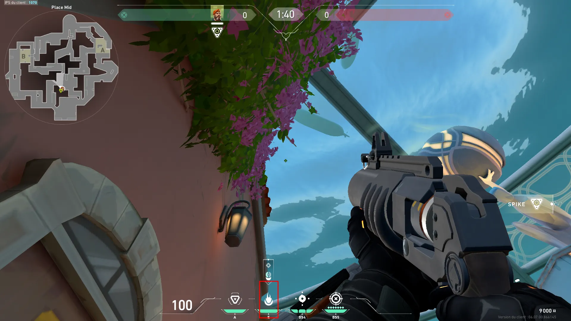 Brimstone Incendiary on Pearl Attack Site B — step 2 of 3: Aim — line up the shot