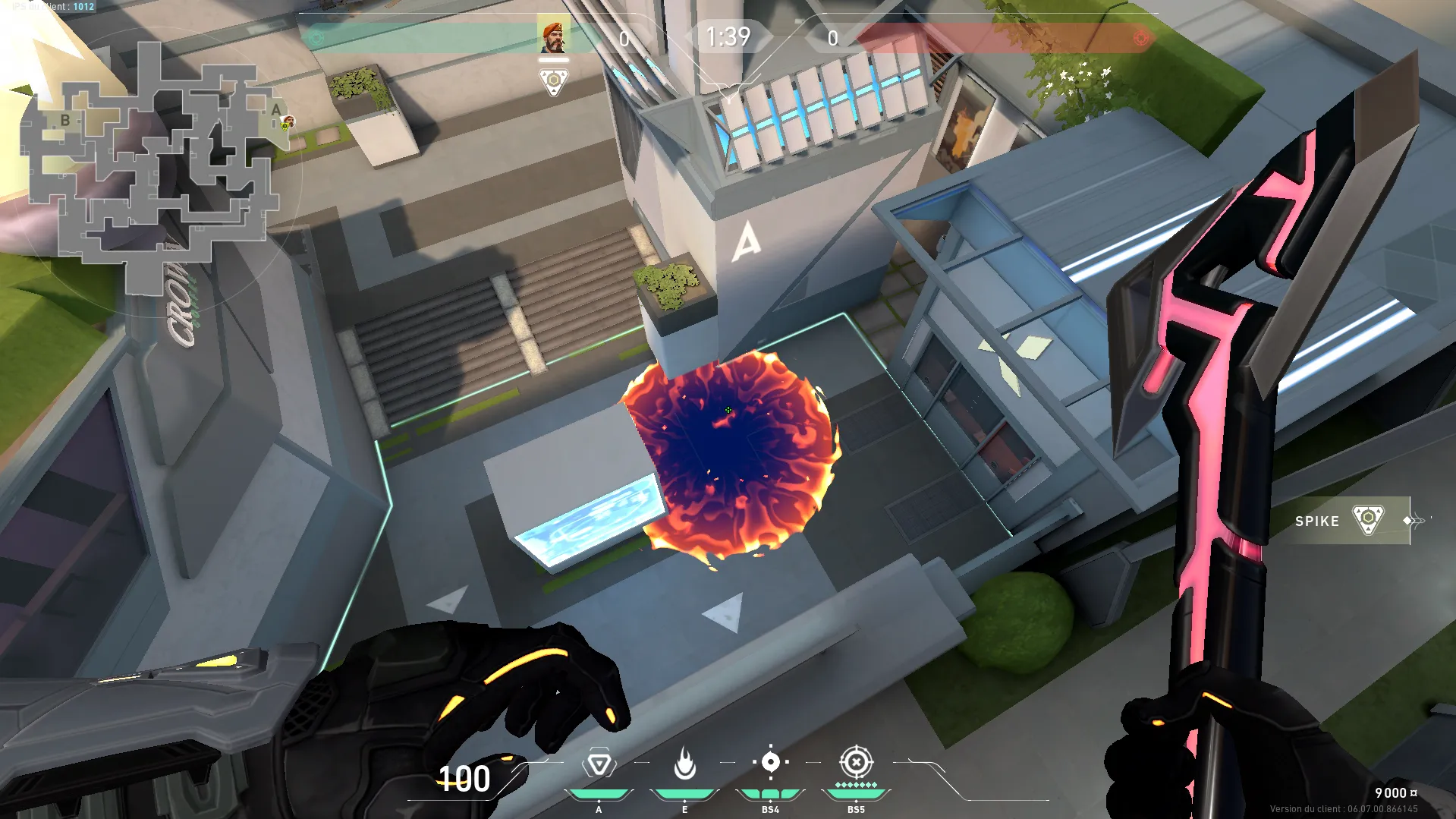 Brimstone Incendiary on Split Defense Site A — step 3 of 3: Result