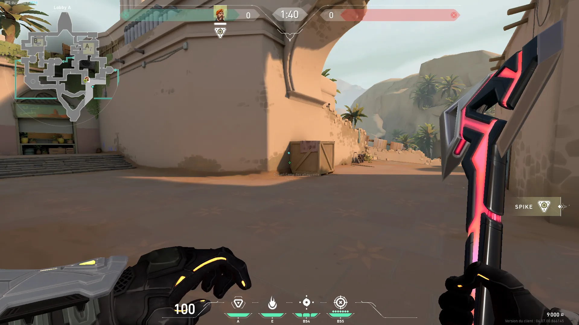 Brimstone Incendiary on Bind Attack Site A — step 1 of 3: Position — where to stand