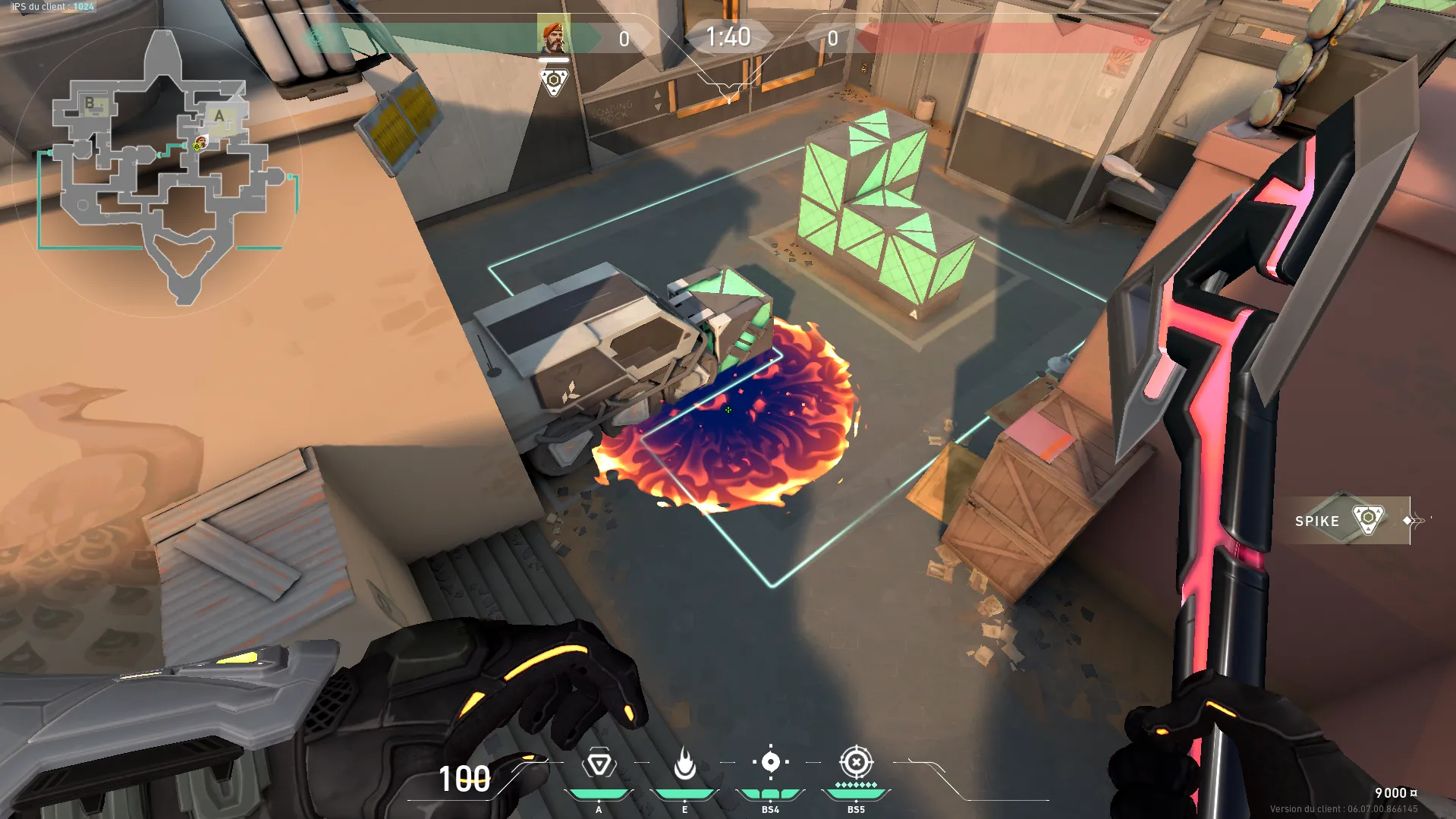 Brimstone Incendiary on Bind Attack Site A — step 3 of 3: Result