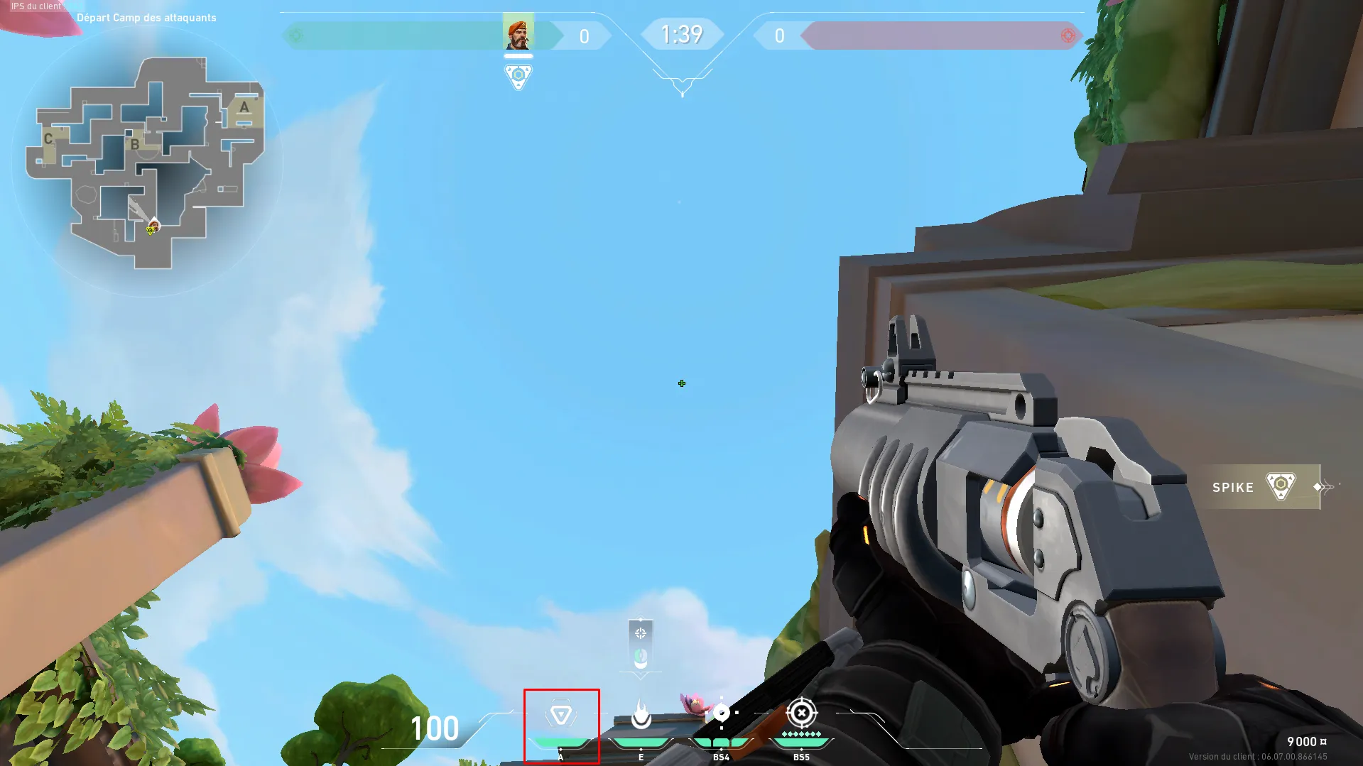 Brimstone Incendiary on Lotus Attack Site B — step 2 of 3: Aim — line up the shot
