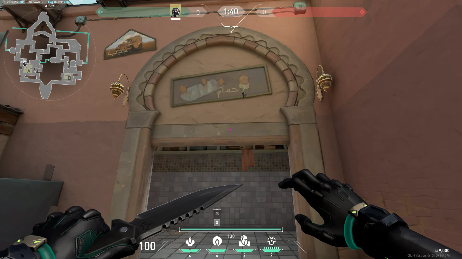 Viper Poison Cloud on Bind Defense Site A — step 3 of 4: Aim — line up the shot