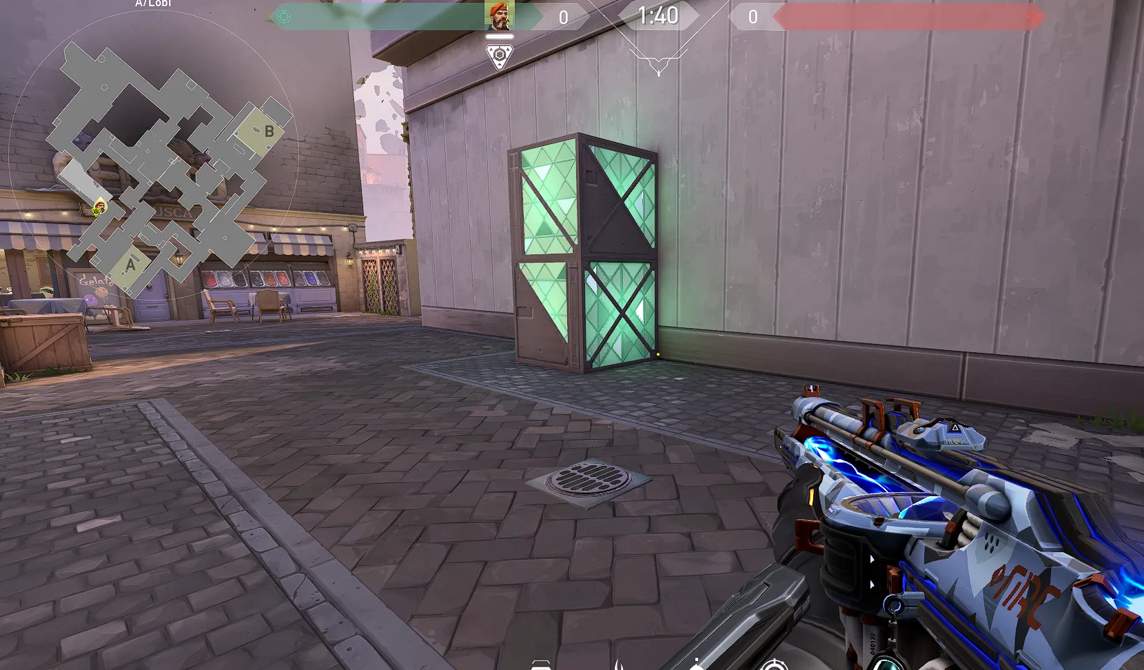 Brimstone Incendiary on Ascent Attack Site A — step 1 of 3: Position — where to stand