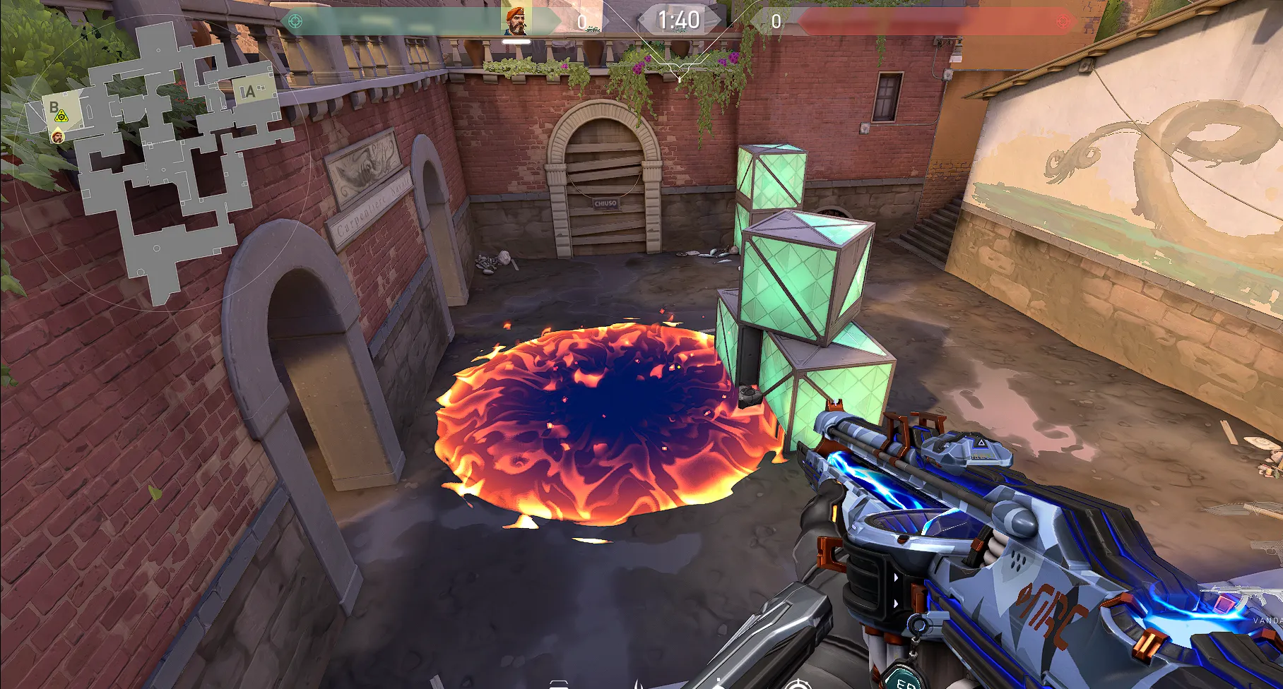 Brimstone Incendiary on Ascent Attack Site B — step 3 of 3: Result